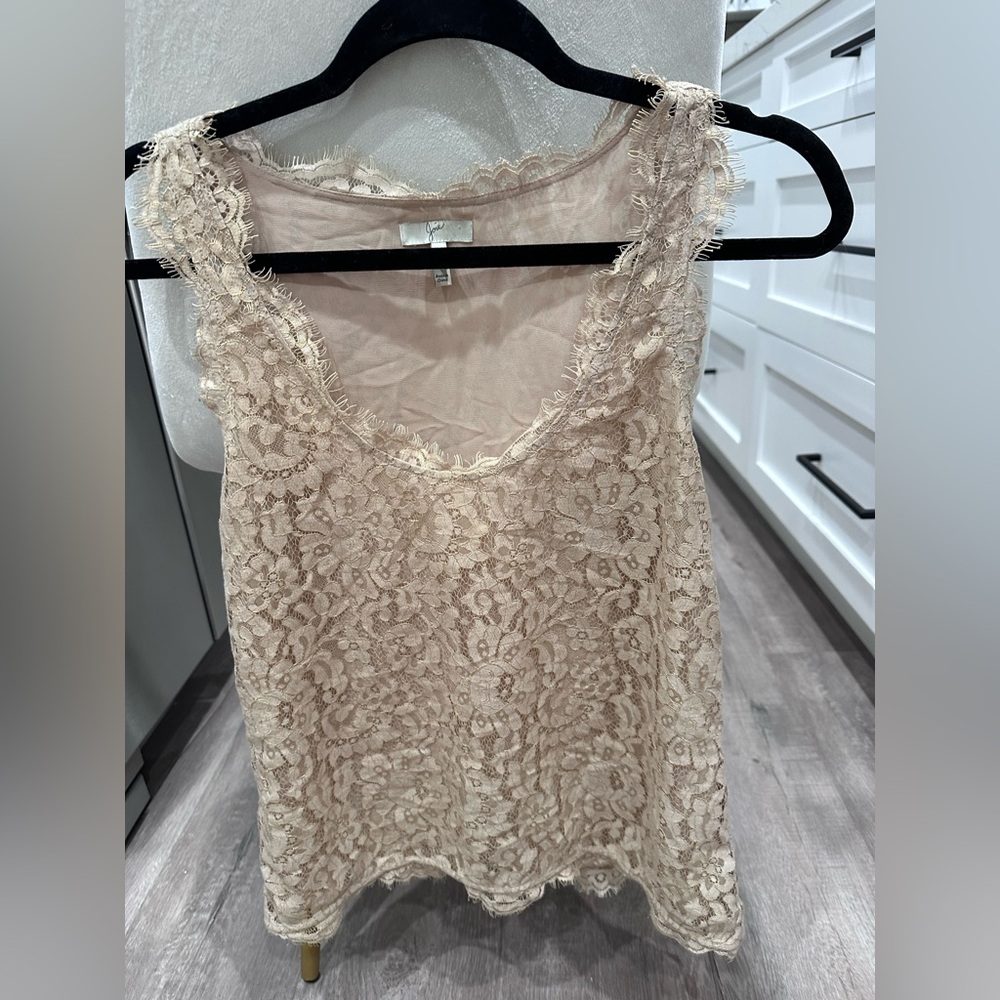 Joie Lace Sleeveless Top